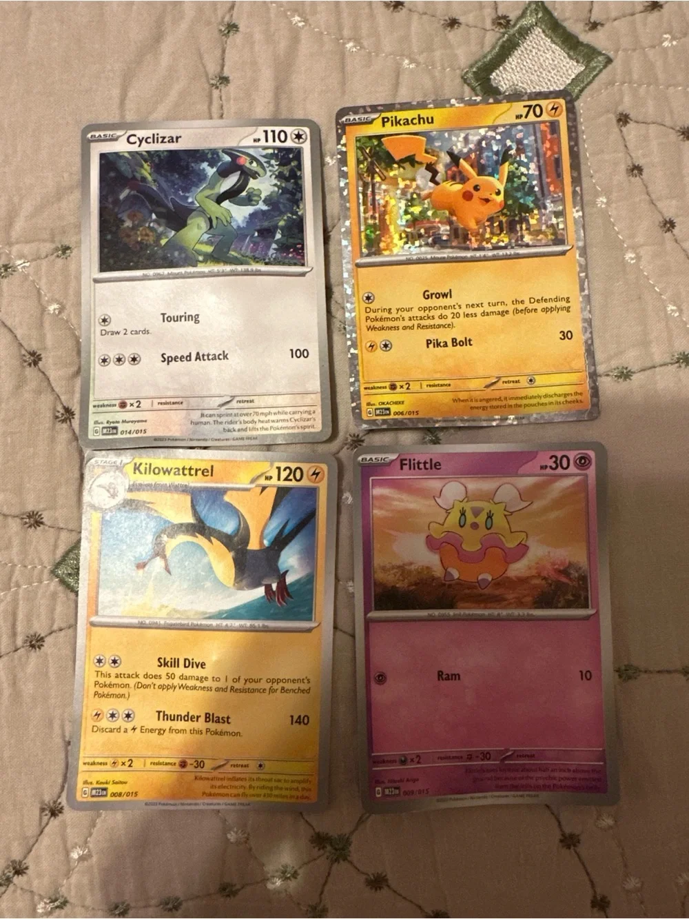 Pokemon McDonald’s 2023 Match Battle Holo & Non-Holo Card Lot Pikachu 006/015